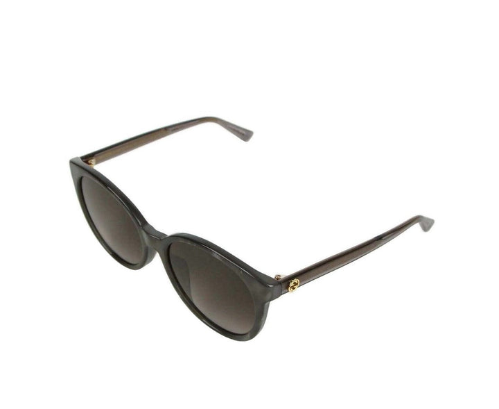 Gucci Women's ivory  Acetate Round Sunglasses GG Logo
