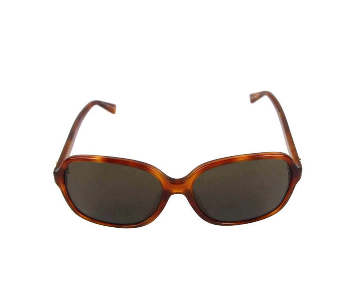 Gucci Women's Tortoise Acetate Square Sunglasses With GG Logo