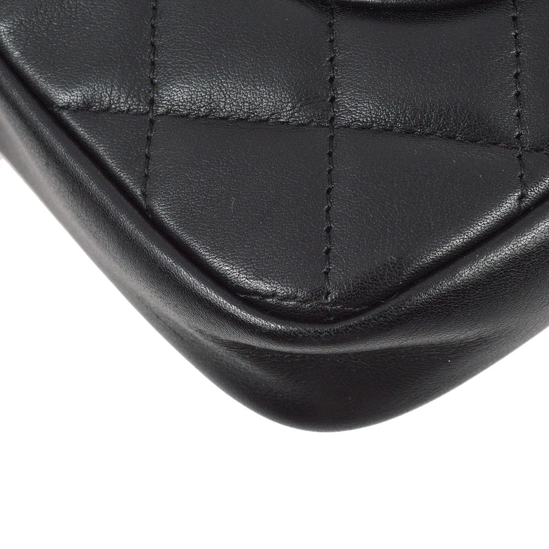 Top Quality Chanel 2003-2004 Black Calfskin Cambon Ligne Handbag