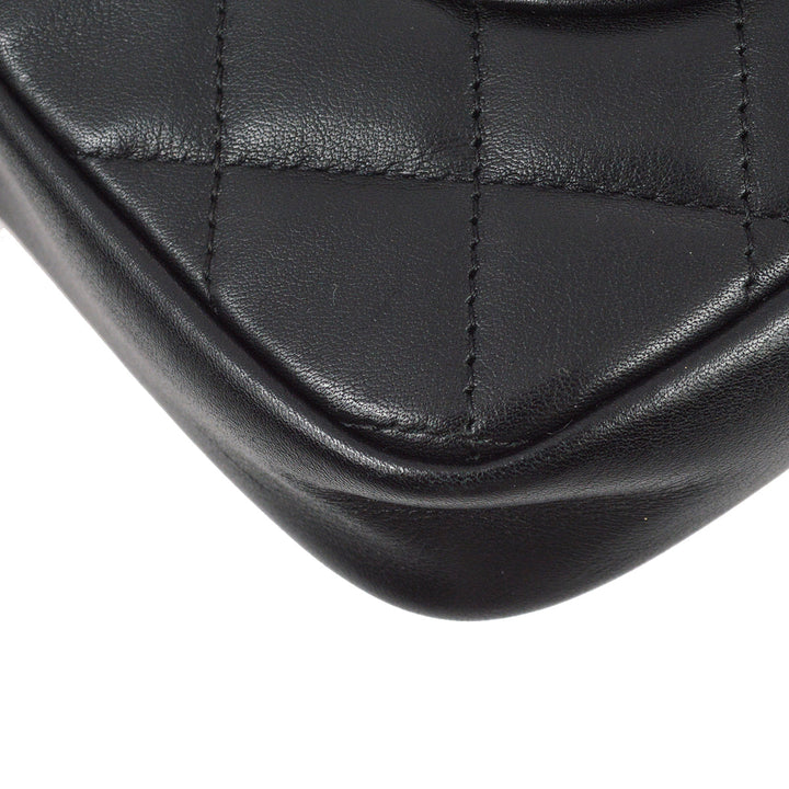 Top Quality Chanel 2003-2004 Black Calfskin Cambon Ligne Handbag