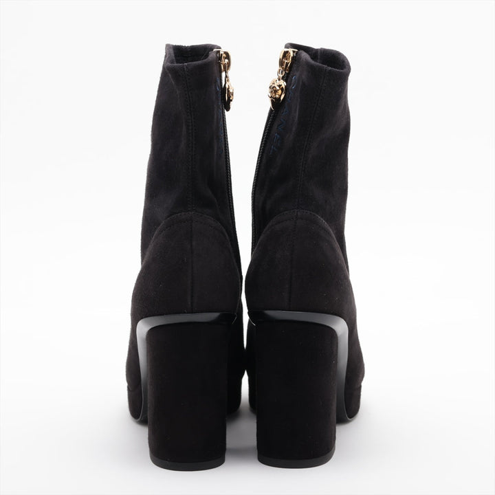 Top Quality Chanel Short Coco Boots 35.5 Ladies Black G45195