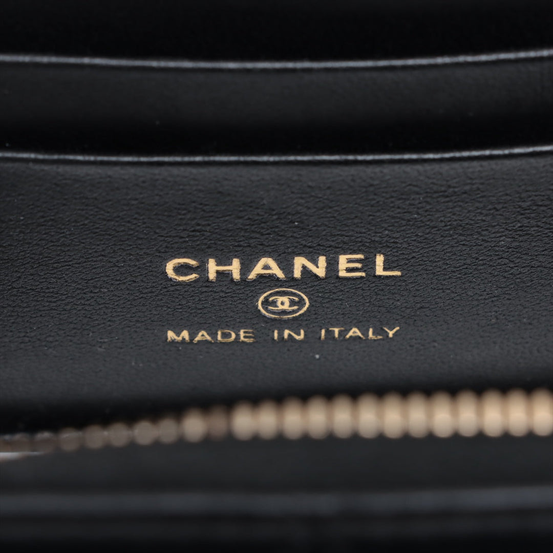 Top Quality Chanel Mattress kin Chain Shoulder Bag Vanity Black Gold