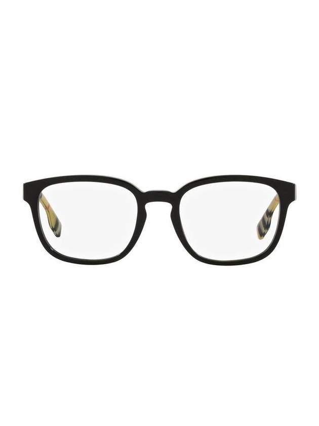 Burberry Eyewear Vintage Check Temple Square Eyeglasses Black