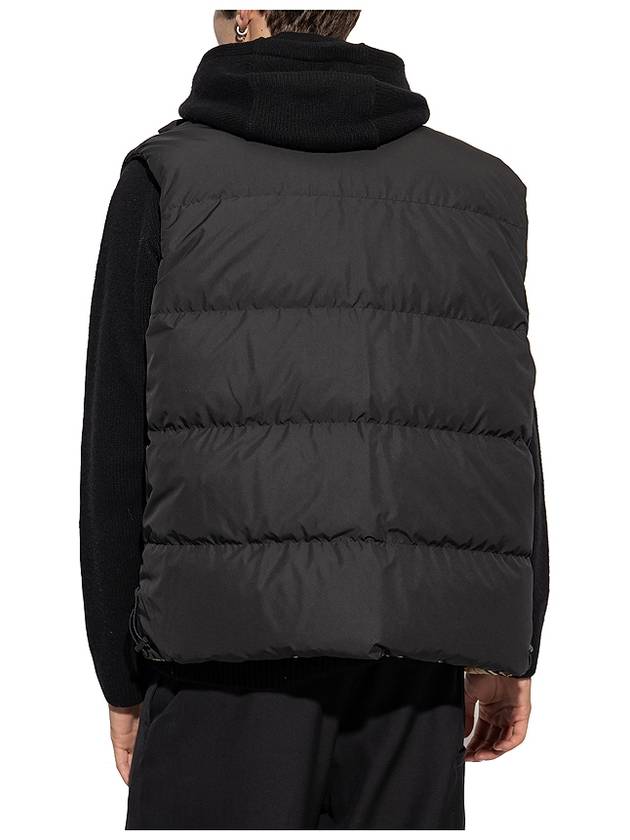 Burberry Check Panel Reversible Vest Beige