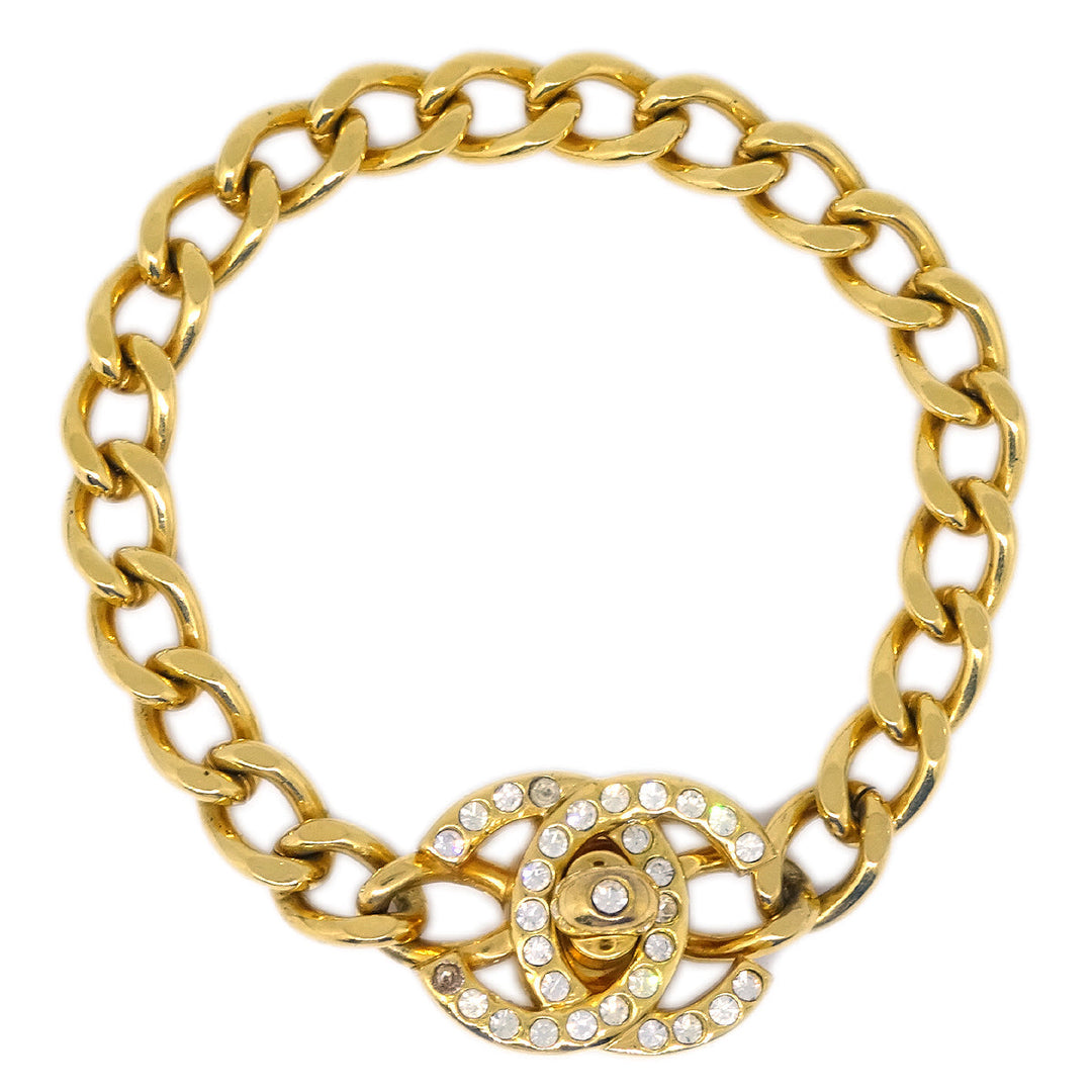 Top Quality Chanel Turnlock Chain Bracelet Gold 96A