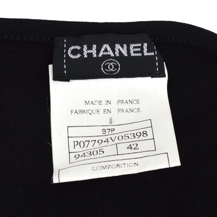 Top Quality Chanel 1997 Spring CC logo-embroidered cropped T-shirt #42