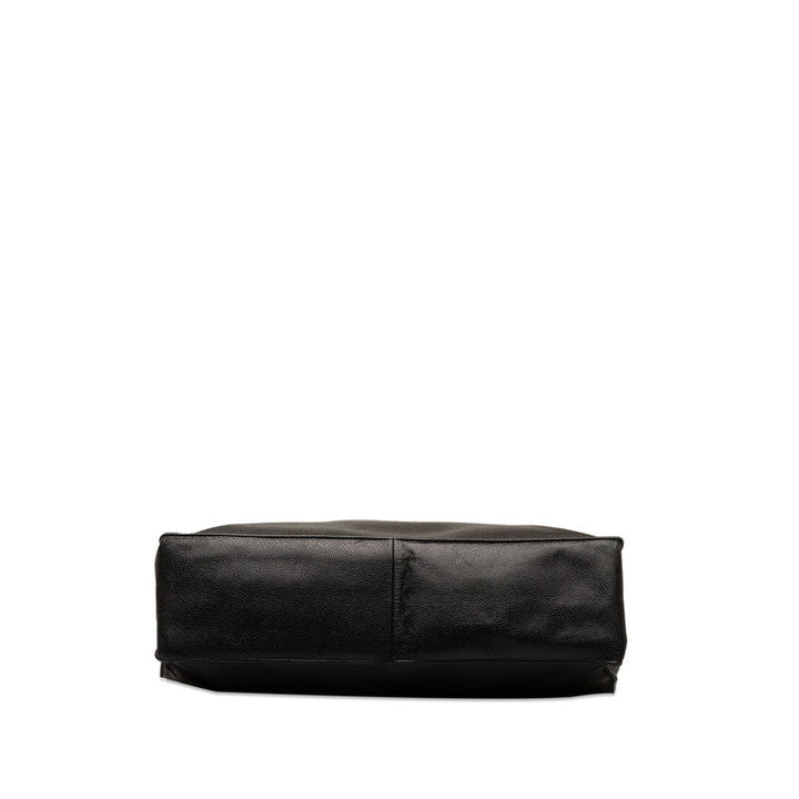 Top Quality Chanel Coco Handbag Tote Bag Unclear Black Leather  CHANEL