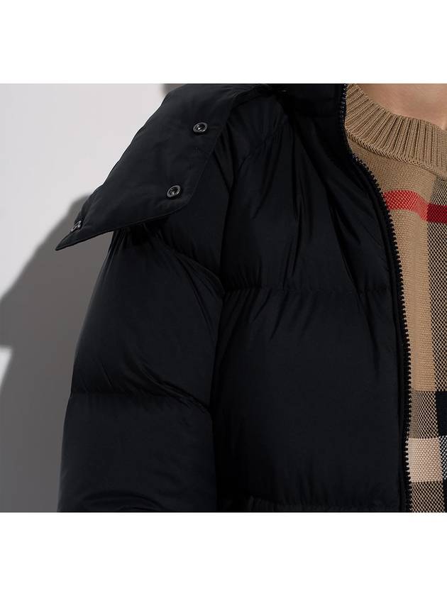 Burberry Detachable Hooded Nylon Padding Black