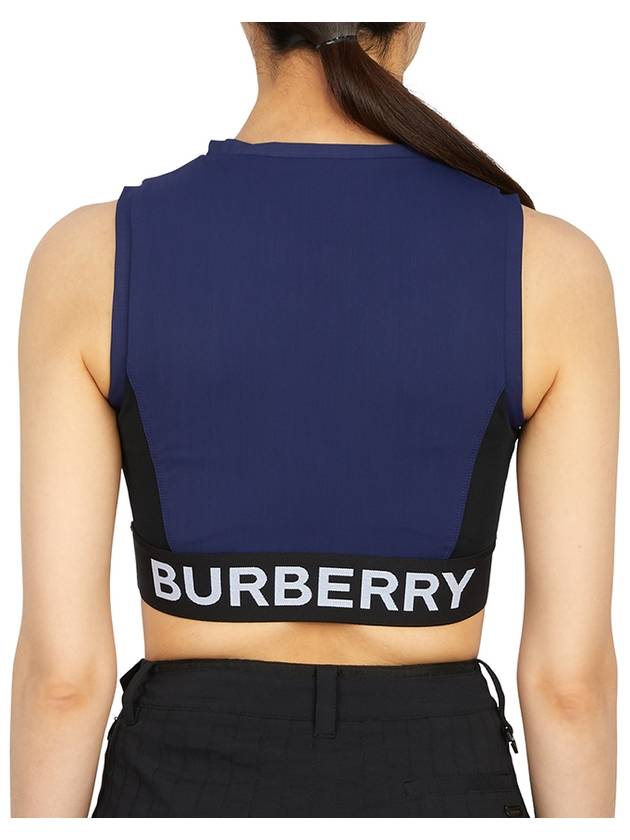 Burberry TB Logo Sportive Zip Up Sleeveless Blue