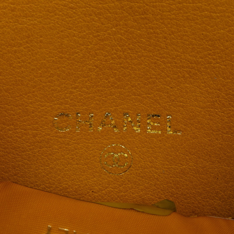Top Quality Chanel Cocomark Mini Pocket  Chain Shoulder Bag Yellow Caviar Skin  CHANEL