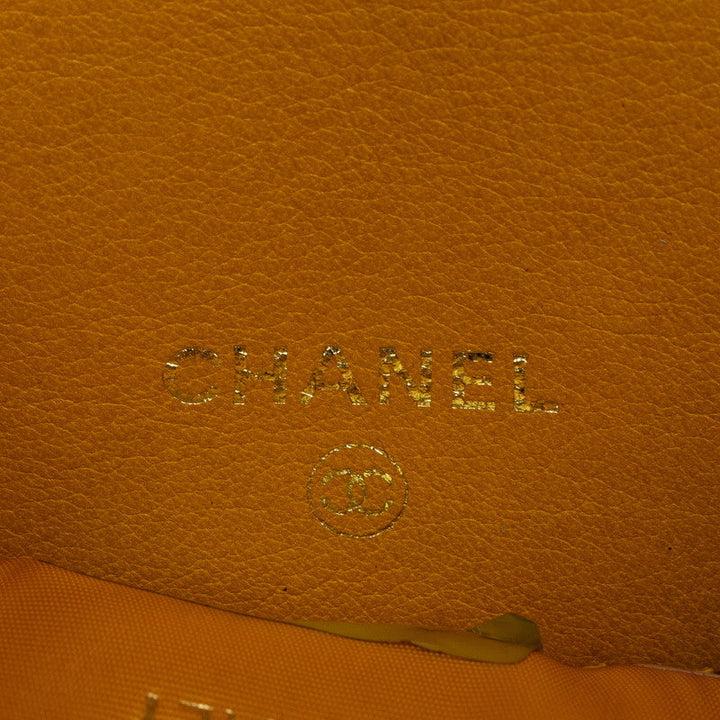 Top Quality Chanel Cocomark Mini Pocket  Chain Shoulder Bag Yellow Caviar Skin  CHANEL