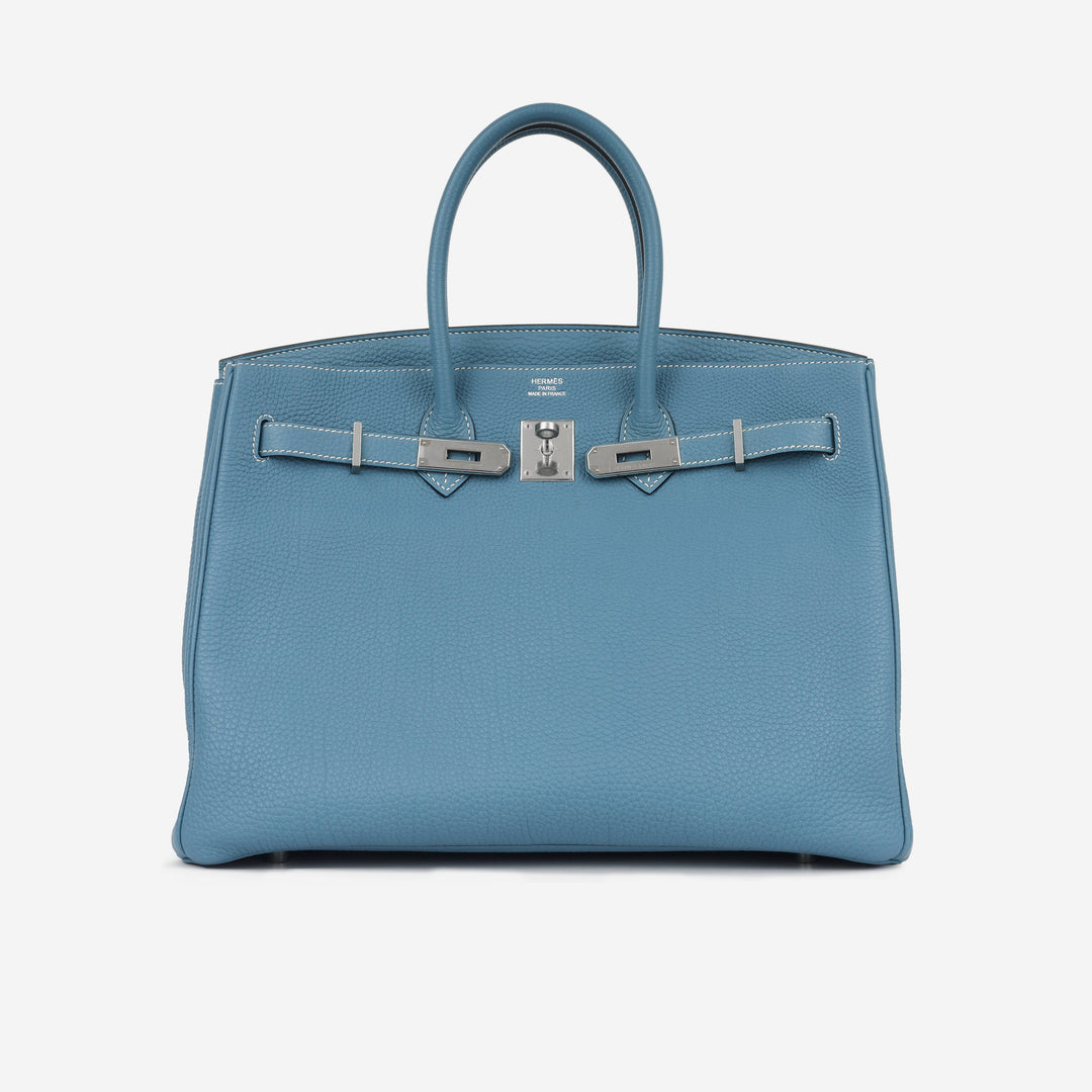 Birkin 35 - Blue Jean
