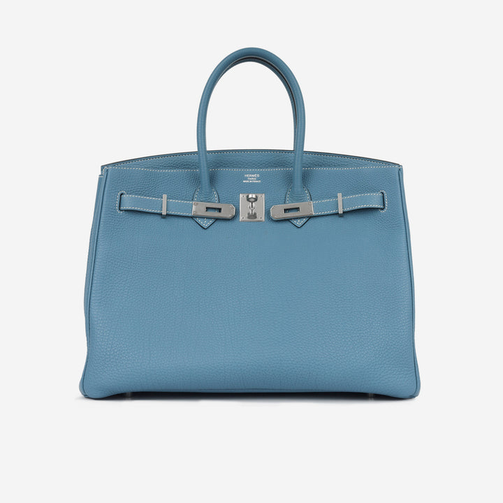 Birkin 35 - Blue Jean