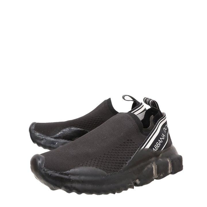 Dolce & Gabbana Black Sorrento Melt Sneakers 38