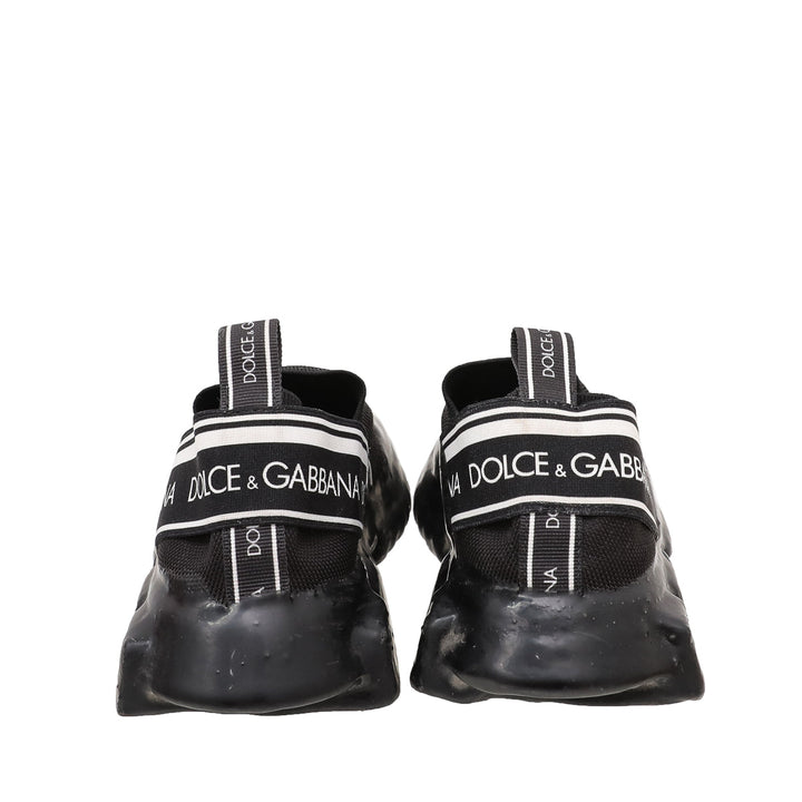Dolce & Gabbana Black Sorrento Melt Sneakers 38