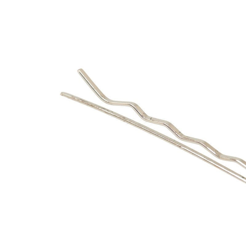Top Quality Chanel Cocomark Flowers Hairpin Silver Pink Metal Lady Chanel