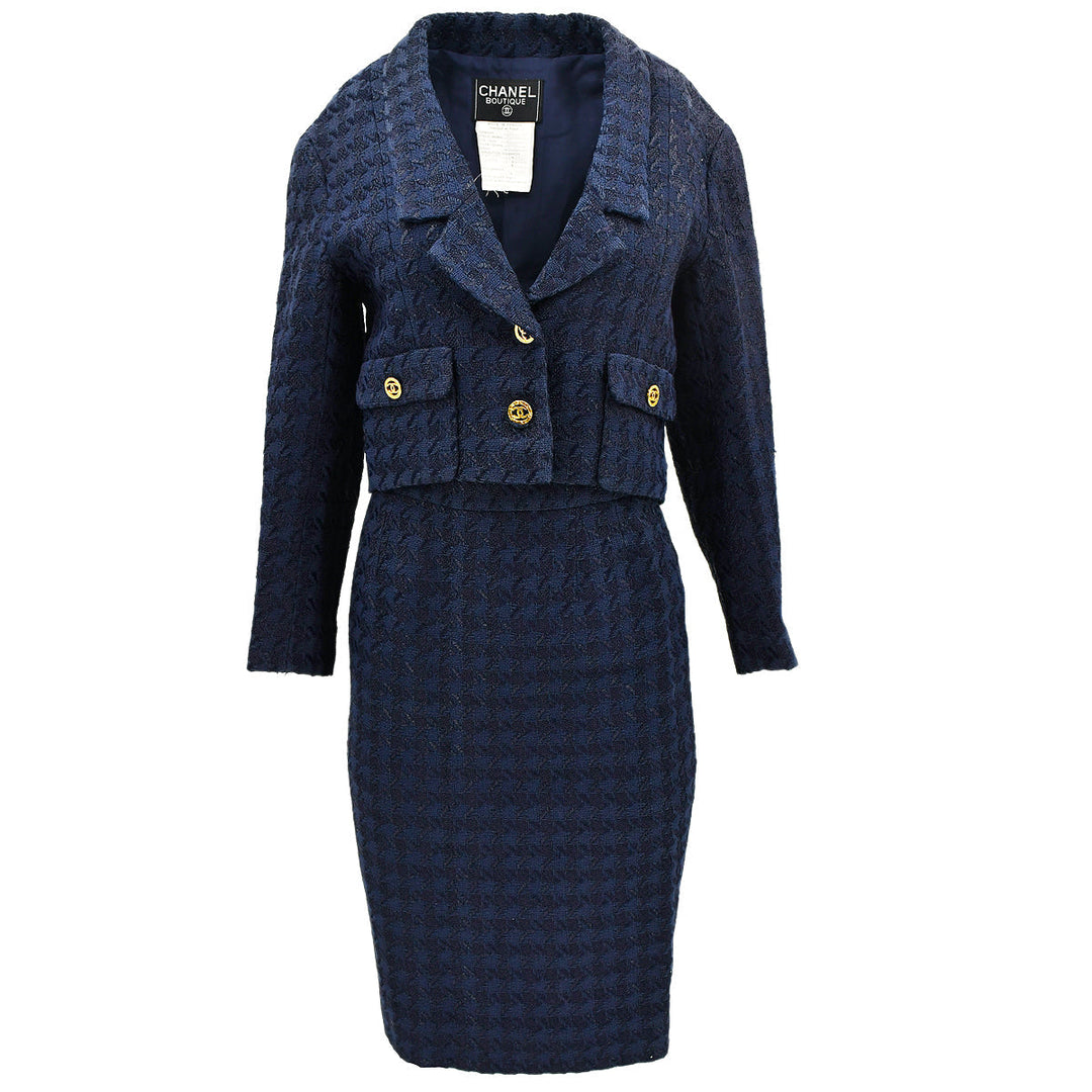 Top Quality Chanel Skirt Navy 93P #44