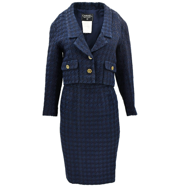 Top Quality Chanel Skirt Navy 93P #44