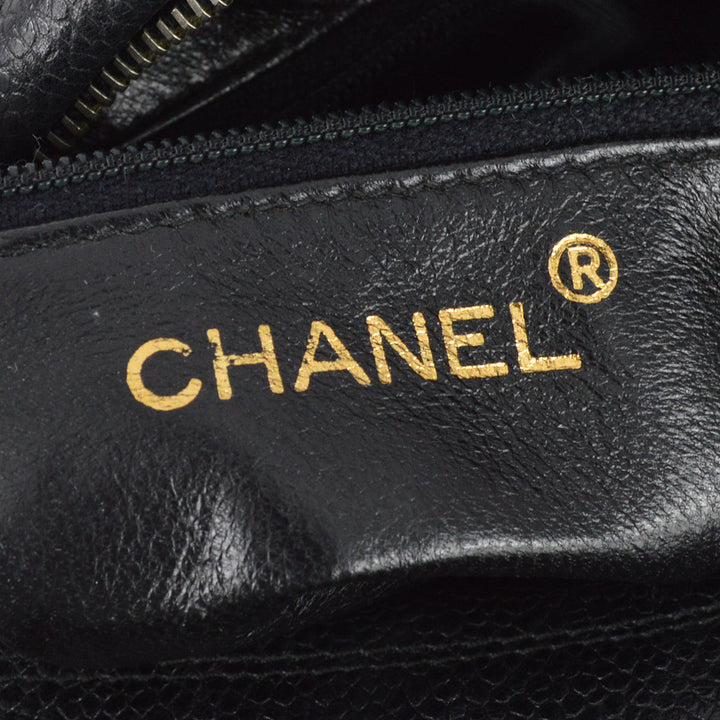 Top Quality Chanel 1994-1997 Black Caviar Skin Camera Bag Mini