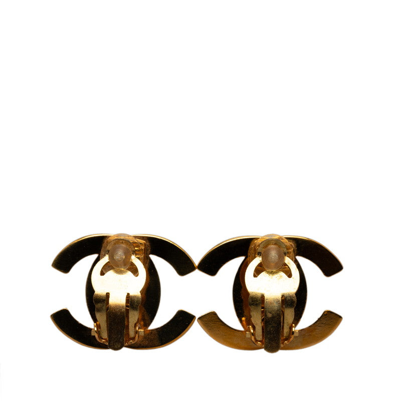 Top Quality Chanel Vintage Cocomark Turn-Rock Earring Gold Make-up  Chanel