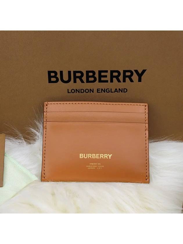 Burberry Horseferry Logo Card Wallet Brown