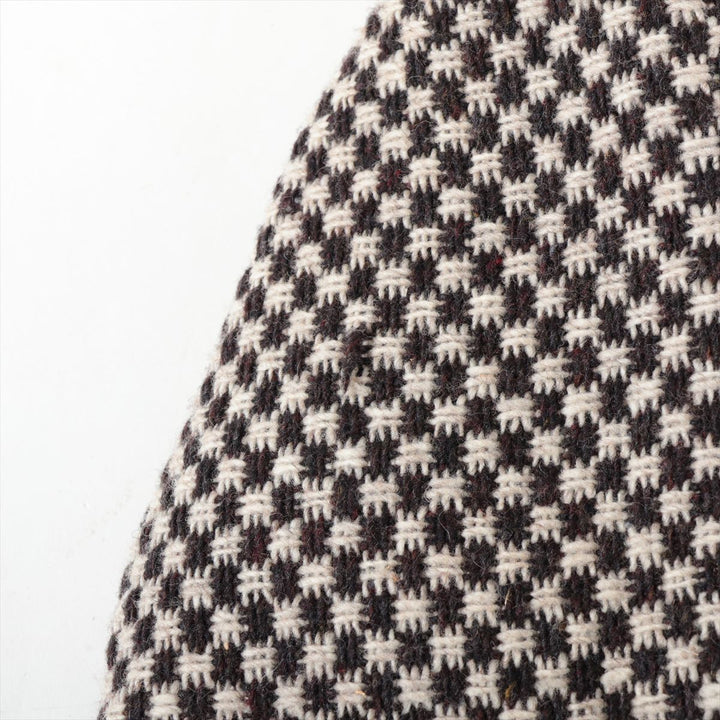 Top Quality Chanel Coconut Button 95A Wool  Silk Coat 44  Beige √ó Brown P05266 TWIDE