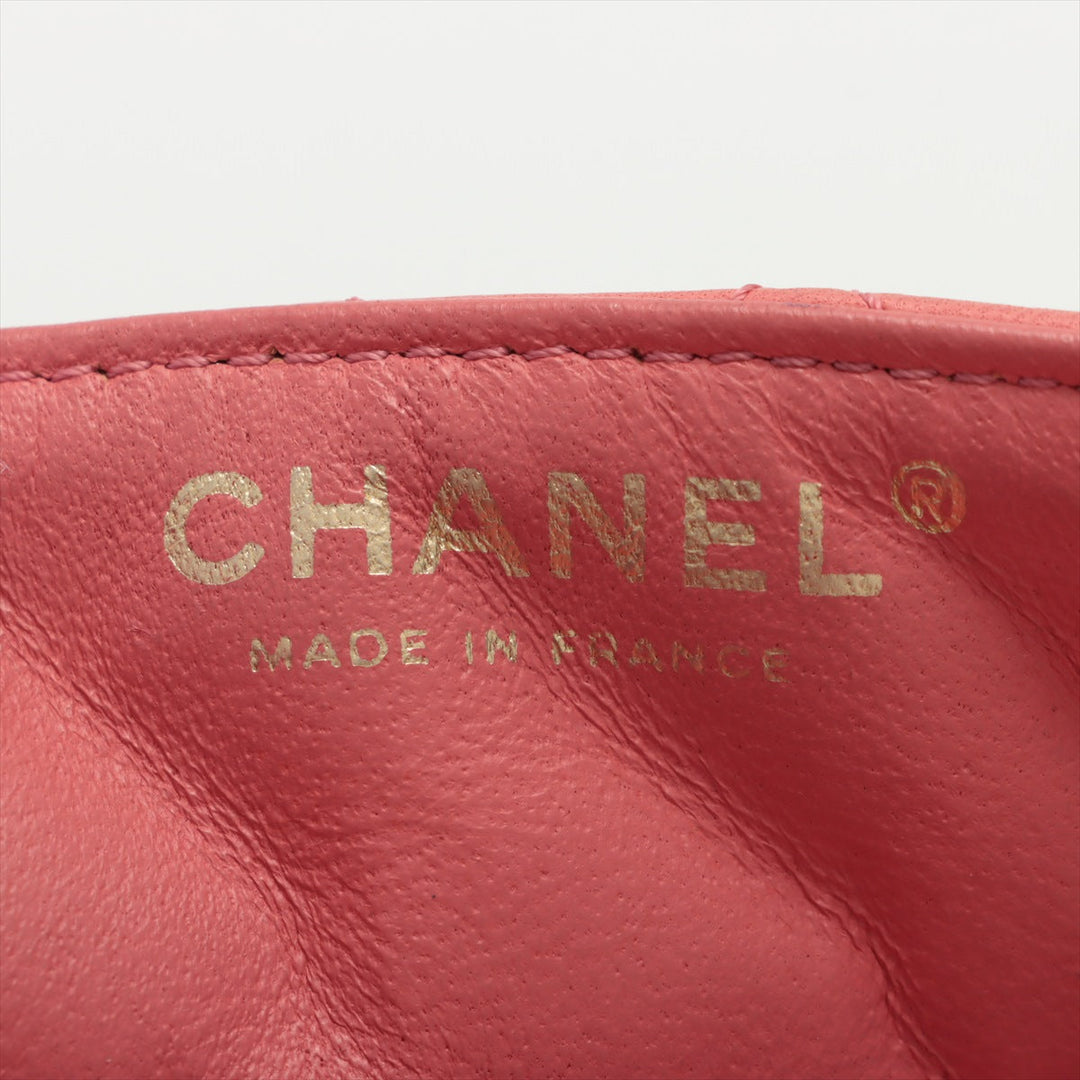 Top Quality Chanel Lambskin  Chain Shoulder Bag Pink Gold