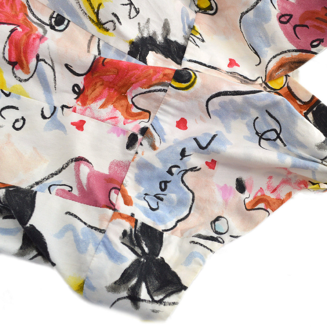 Top Quality Chanel Spring 1995 Print Sleeveless Dress #40