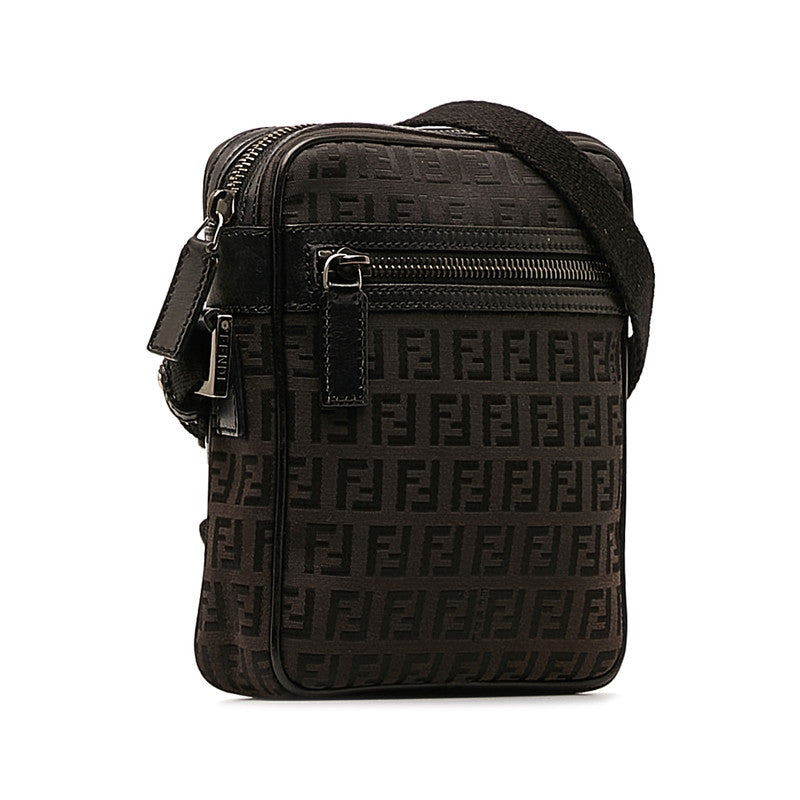 Fendi Crossbody Bag in Leather Black Ladies 8BT098