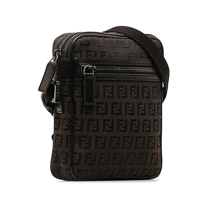 Fendi Crossbody Bag in Leather Black Ladies 8BT098