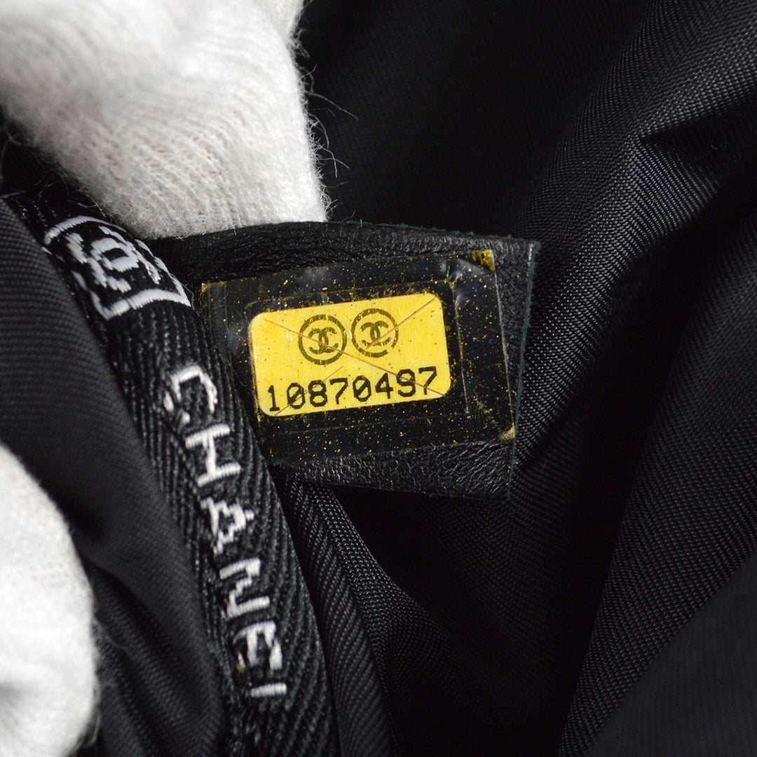 Top Quality Chanel Black Nylon Sport Line Duffle Gym Bag