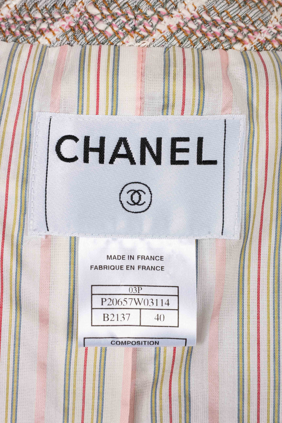 Veste Top Quality Chanel Printemps 2003