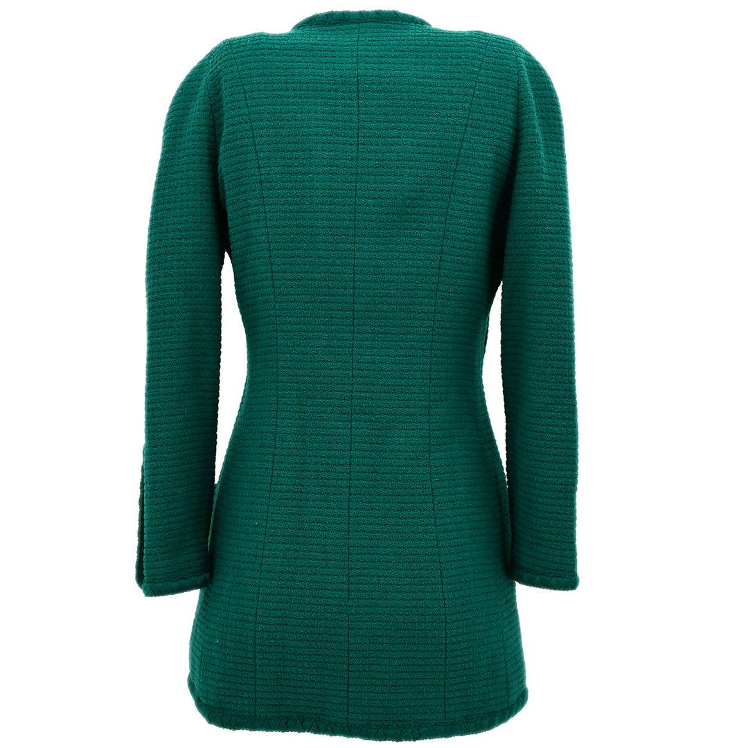 Top Quality Chanel Double Breasted Jacket Green 23 #40