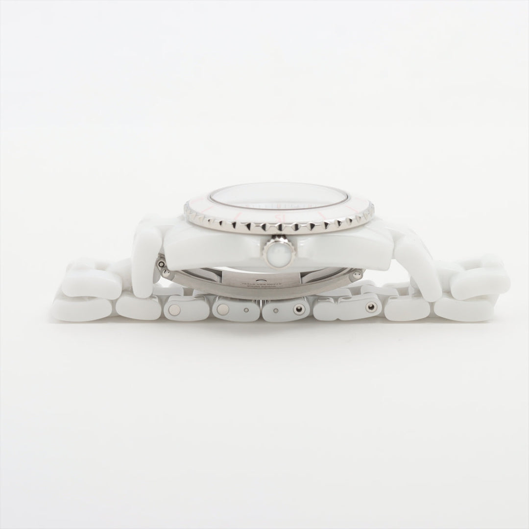 Top Quality Chanel J12 H6755 SSCE QZ White  2