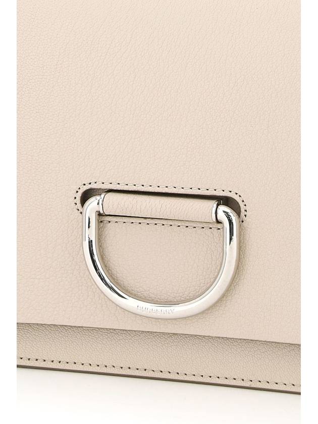Burberry D-Ring Leather Small Shoulder Bag Beige