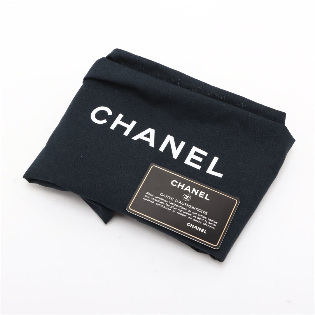 Top Quality Chanel DECAMATRASSE 34 MAXI Caviar S Single Flap Double Chain Bag Yellow Silver  13th A58601
