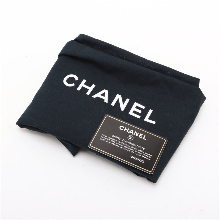 Top Quality Chanel DECAMATRASSE 34 MAXI Caviar S Single Flap Double Chain Bag Yellow Silver  13th A58601