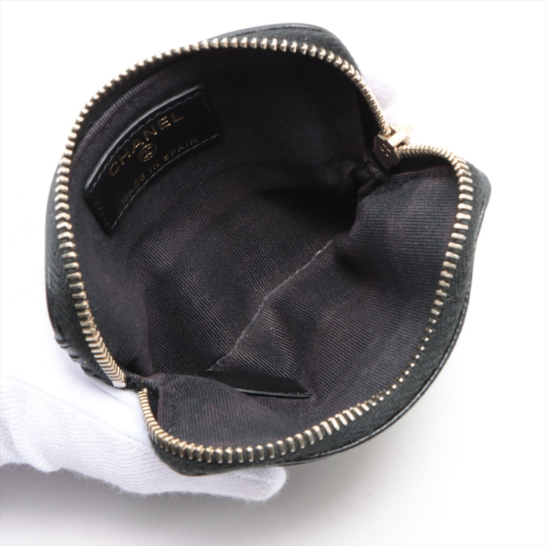 Top Quality Chanel Matrasse Caviar S Coin Case Black G  32rd