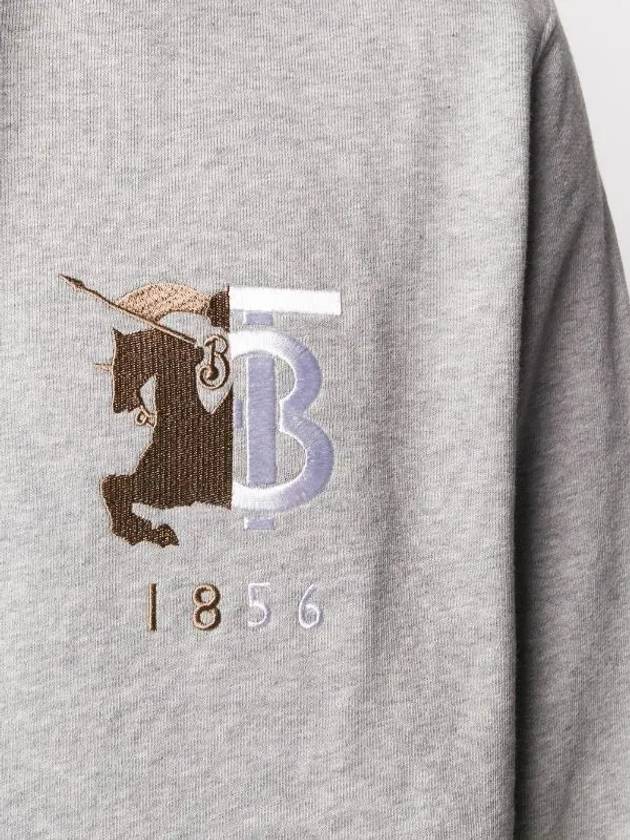 Burberry TB Monogram Logo Hoodie Grey