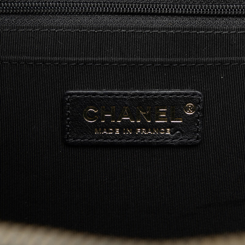 Top Quality Chanel Bicolore Chain Handbag Black G Leather  Chanel