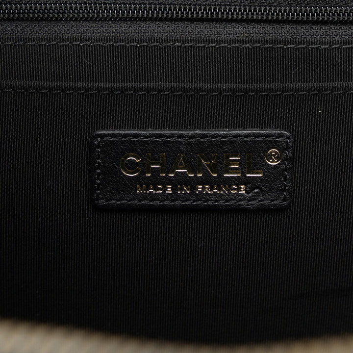 Top Quality Chanel Bicolore Chain Handbag Black G Leather  Chanel
