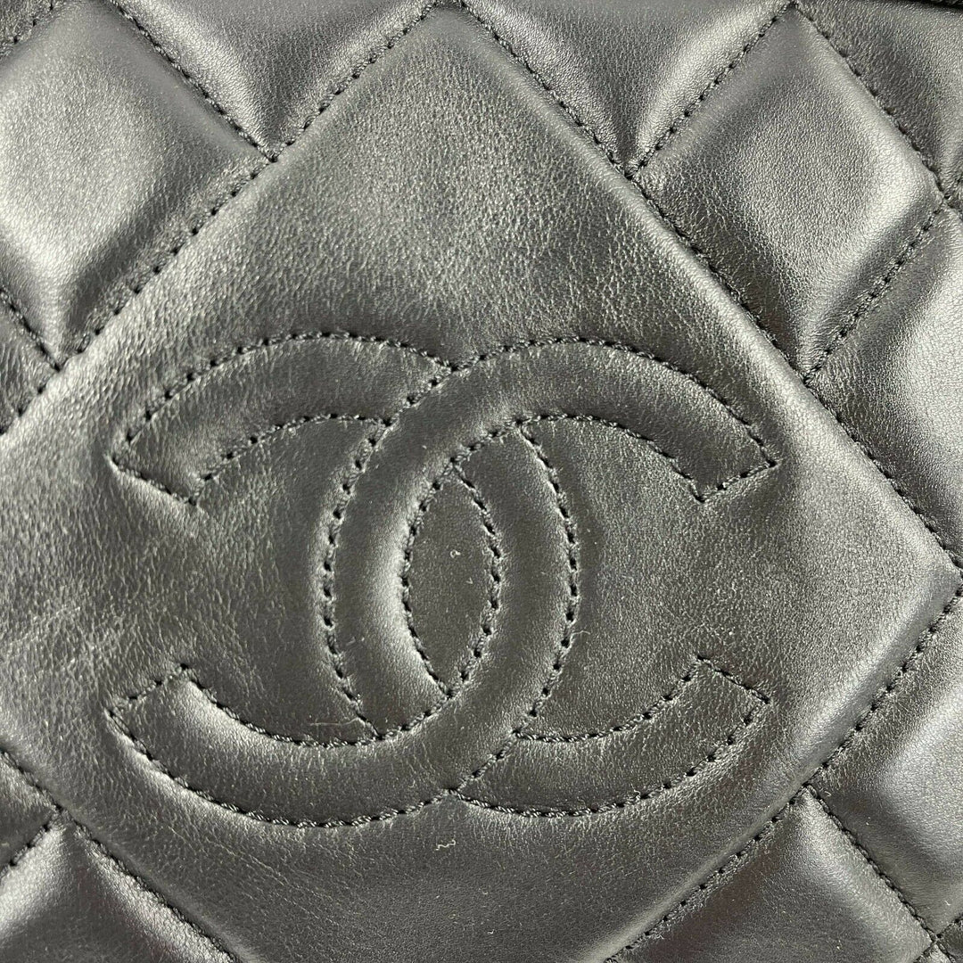 Chanel - 2017 Bicolor Small Black / Taupe Ballerine CC Camera Case Crossbody