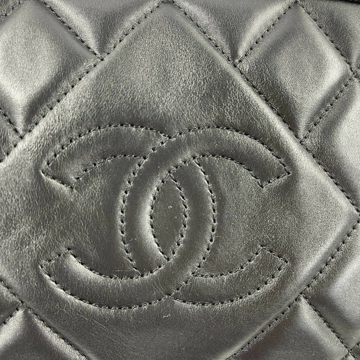 Chanel - 2017 Bicolor Small Black / Taupe Ballerine CC Camera Case Crossbody