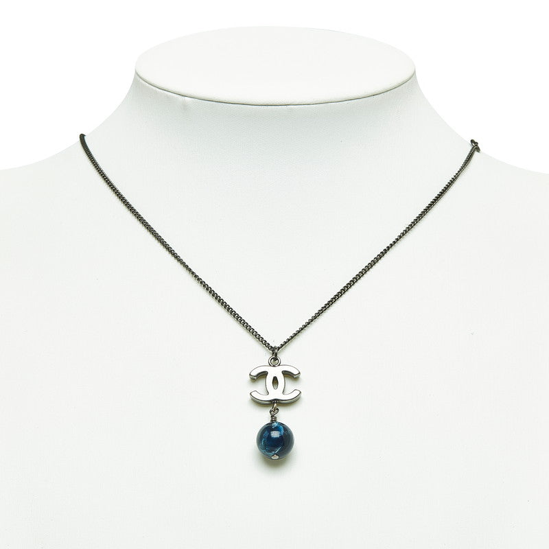 Top Quality Chanel Cocomark Colour Stone Collar Blue Black Silver Metal  Chanel