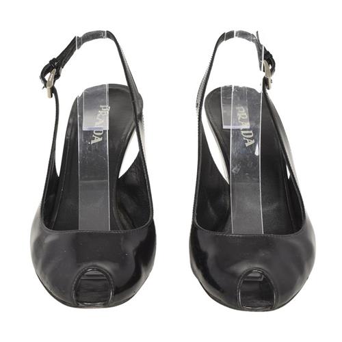 Prada Sling Back Wedges