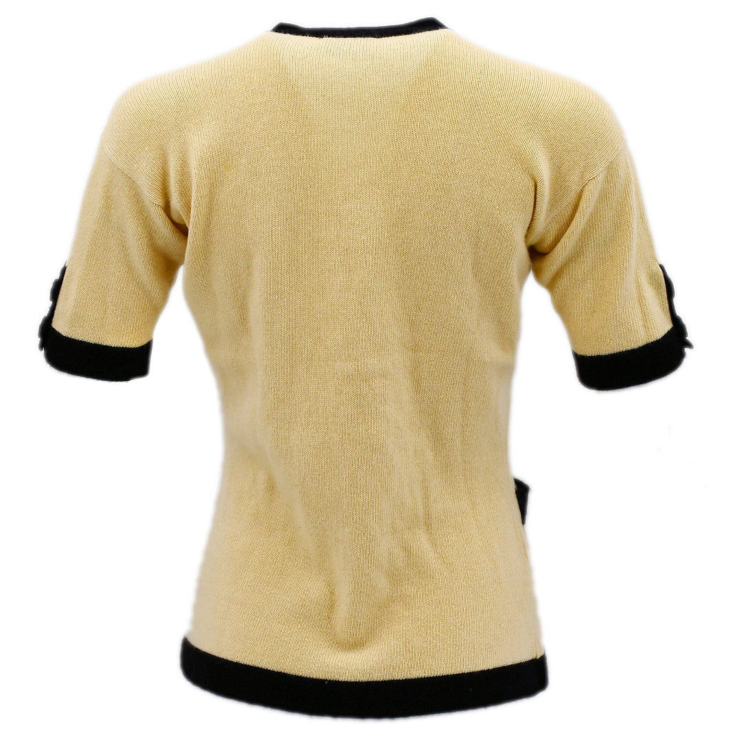 Top Quality Chanel Short Sleeve Cardigan Ivory