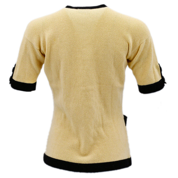 Top Quality Chanel Short Sleeve Cardigan Ivory