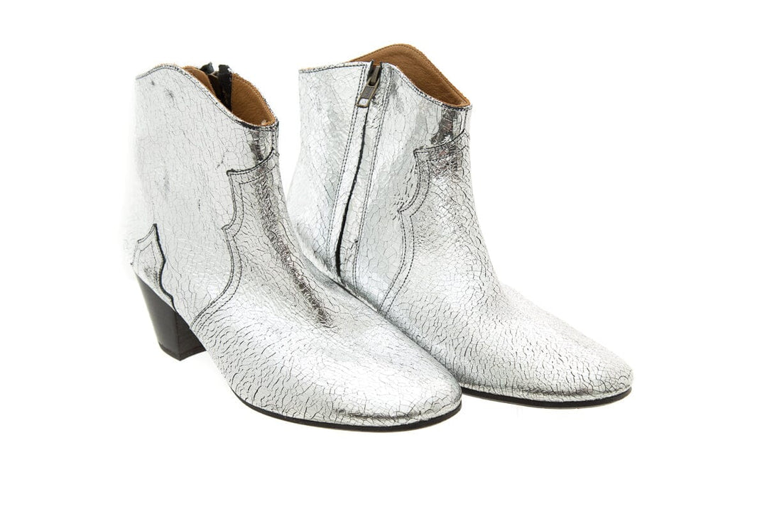 Isabel Marant Silver Booties SZ 40