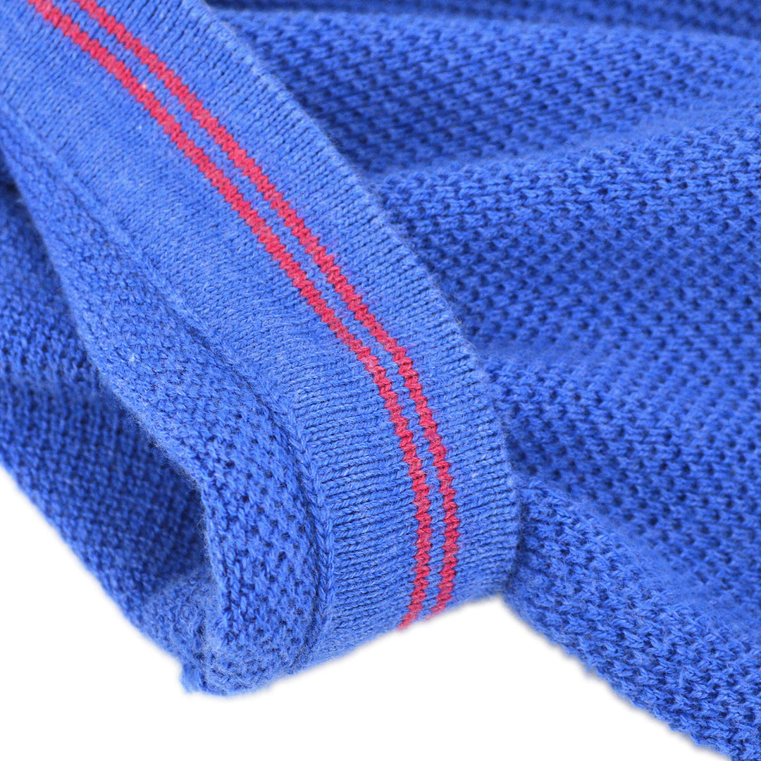 Top Quality Chanel Short Sleeve Knit Tops Shirt Blue 06S #36