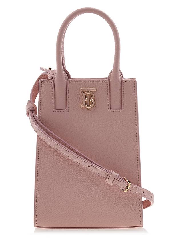 Burberry Micro Frances Leather Tote Bag Pink